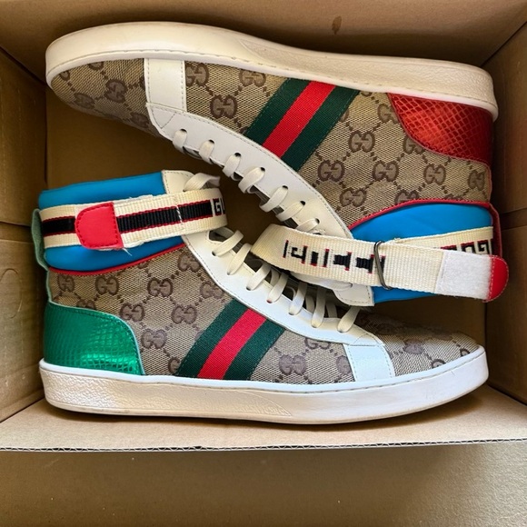 Gucci Multicolor High-Top Sneakers - Picture 1 of 1